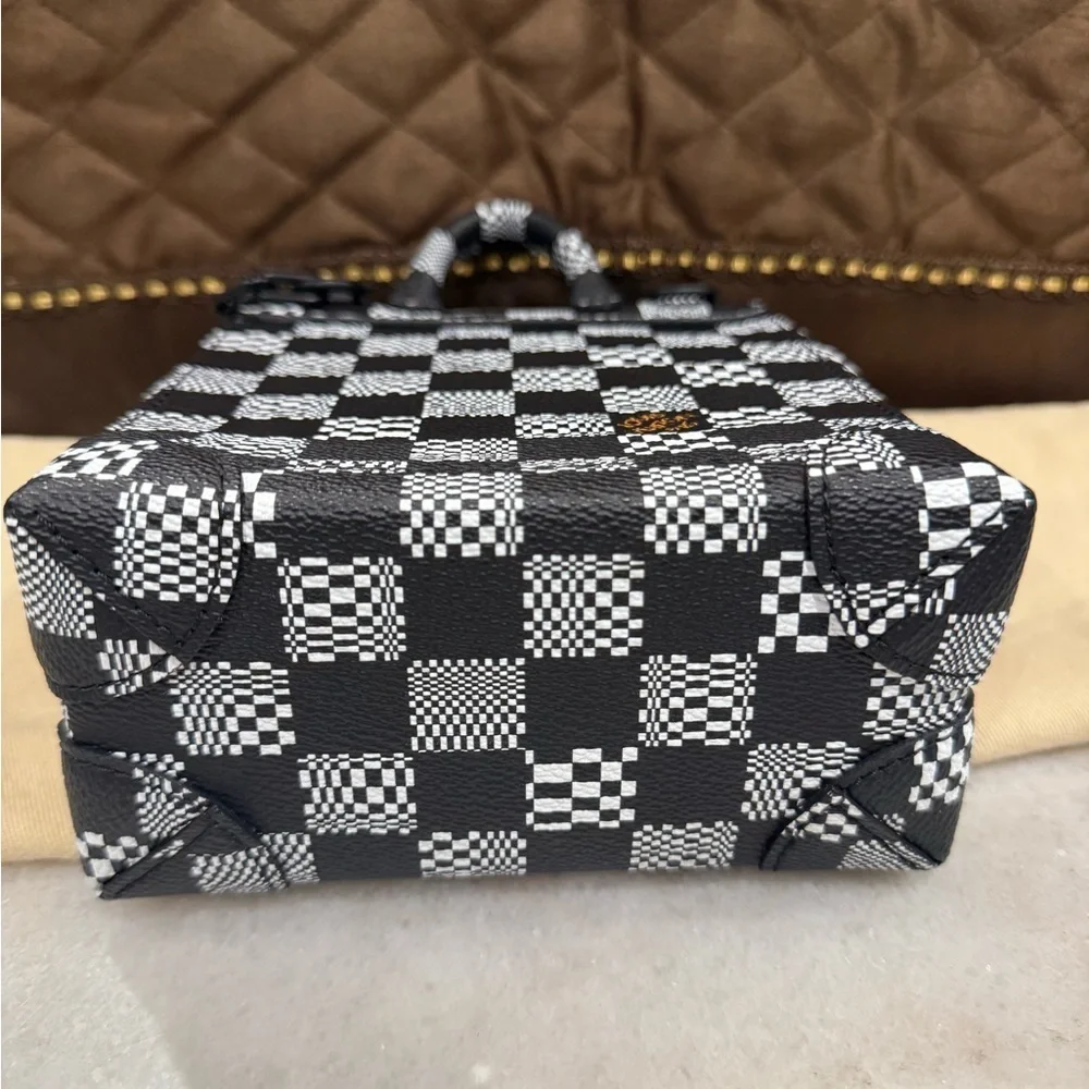 LOUIS VUITTON Damier Distorted Steamer XS Unisex